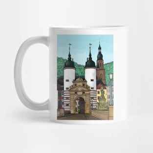 Heidelberg old town, Heidelberg Germany Mug